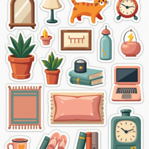 General Purpose Stickers -  Sheet v142